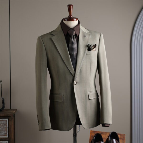 Plaid Suit Men's Business Casual Banquet Wedding Dress Professional Formal Suit