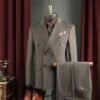 High-End Wine Red Suit Men's Suit Wedding Groomsmen Suit Business Casual High-Quality Professional Suit Suit Men
