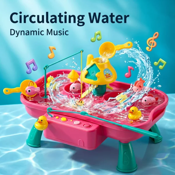 O1CN01KBJt1a2EcQeXrzfqe_2222124958765-0-cib.jpg_ Electric Fishing Platform with Circulating Water - Kids Musical Fishing Play Table