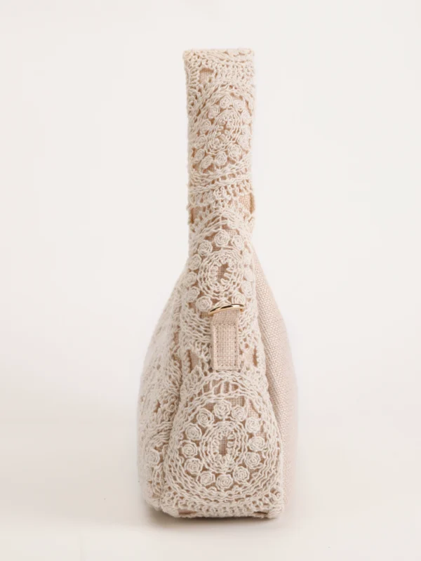 O1CN01KEneFB1cfDf6yFobW_2209246163627-0-cib.jpg_ Women's Holiday-Style Floral Bag, Large Shoulder Bag, Underarm Bag, Handbag, Suitable for Outings, Vacations, Parties, Crochet