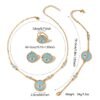 Cross-Border Ethnic Devils Eye Bracelet Necklace Four-Piece Jewelry Set