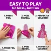 3D DIY Aluminum Foil Sticker Art Set - Kindergarten Craft Scene Kit
