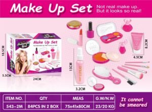 Girls Pretend Play Makeup Set - DIY Cosmetic Toy