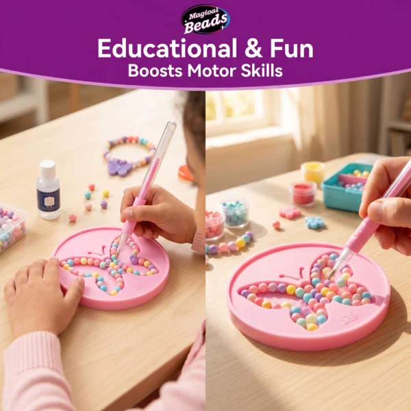 Gel DIY Bracelet Making Kit - Kids Beaded Jewelry Set