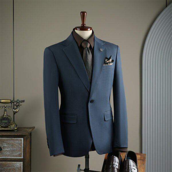 Striped Men's Suit Set – Business Casual Formal Wedding Banquet Suit (Plus Sizes M-7XL)