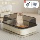 Extra Large Cat Litter Box, Anti-Splash, Thickened, Deodorant and Waterproof, High Fence, Semi-Enclosed
