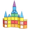 Magnetic Building Blocks Castle Set - Colored Window Tiles Educational Toy