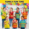 Kids Role-Play Vest Costume Set - Firefighter, Police, Engineer & More (7 Styles)