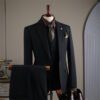 Striped Men's Suit Set – Business Casual Formal Wedding Banquet Suit (Plus Sizes M-7XL)