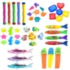 Diving Pool Toys - Assorted Sea Creature & Treasure Hunt Sets