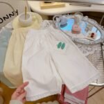 Girls Yamamoto Style Straight Cropped Pants