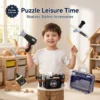 Boys' Barber Shop Pretend Play Toy Set