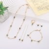 Cross-Border Copper Alloy Devil's Eye Necklace Jewelry Five-Piece Set, Blue Eyes