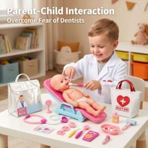 Kids' Dentist Role-Play Medical Tool Set
