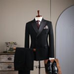 2025 Double-Row Men's Groom Wedding Dress Groomsmen Business Suit