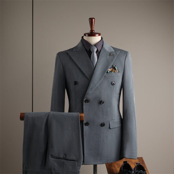 2025 Men's Business Slim Black Suit Jacket Groom Wedding Dress