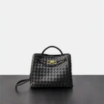 Genuine Sheepskin Double-Sided Woven Handbag - Crossbody Shoulder Bag