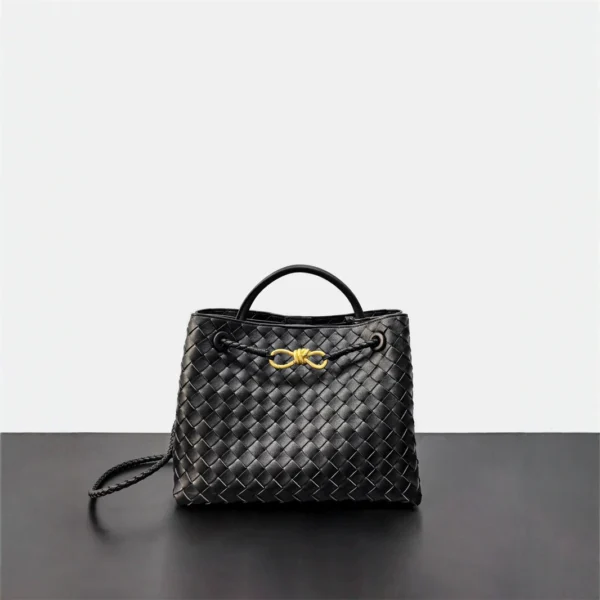 Genuine Sheepskin Double-Sided Woven Handbag - Crossbody Shoulder Bag