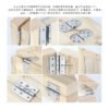 304 Stainless Steel Butt Hinge - Heavy Duty Cabinet and Machine Hinge