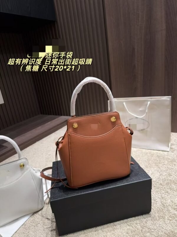 Structured Top-Handle Hobo Bag with Tassel Charm