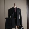 2025 Men's Business Slim Black Suit Jacket Groom Wedding Dress