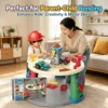 Engineering Colored Clay Round Table Toy - Kids DIY Clay Tool Set