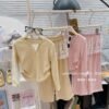 2025 New Preppy Style Girls' Spring Autumn Set, Casual Zip-Up Hoodie, Korean Loose Fit Big Kids