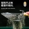 Metal Cat Litter Shovel Two-in-One, Wooden Handle Fine Hole Large Cat Shovel
