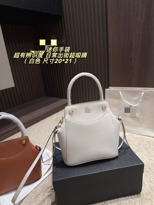 Structured Top-Handle Hobo Bag with Tassel Charm