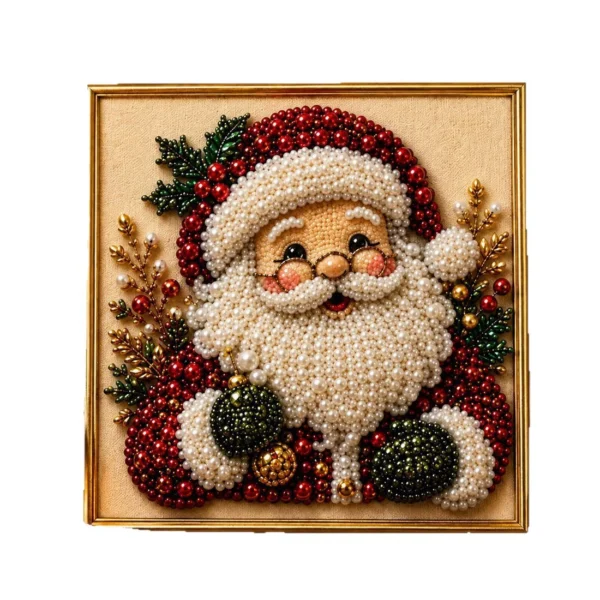 Cross-Border Christmas Pearl Diamond Sticker Painting DIY Kit, Amazon Bestseller