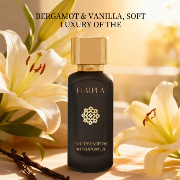Cross-Border Velvet Ebony Vanilla Perfume Spray 56ml, Alcohol-Based, Long-Lasting Fragrance