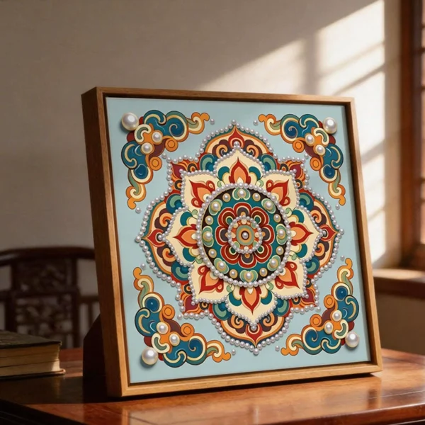 Chinese-Style Imitation Song Brocade Pearl Diamond Painting DIY Kit