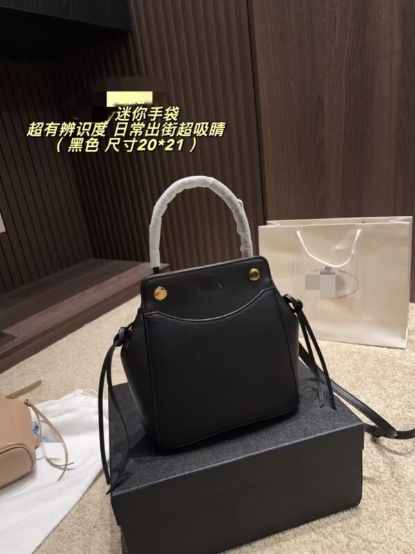 Structured Top-Handle Hobo Bag with Tassel Charm