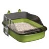 Semi-Enclosed Cat Litter Box, Anti-Splash, Thickened, Extra Large, Odor-Proof