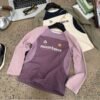 Outdoor Children's Mountain Series Multi-Color Patchwork Stretch Sports Thermal Long Sleeve T-Shirt