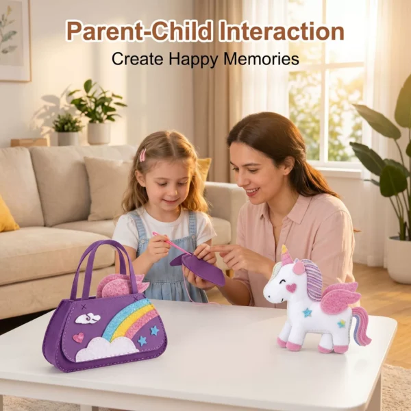 O1CN01U8LXS92EcQeXaghsp_2222124958765-0-cib.jpg_ 2-in-1 DIY Felt Handbag with Unicorn Plush Kit