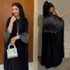 O1CN01UAlpYg1QPqxHmCsj0_2218191011969-0-cib LN212 Black Luxury Rhinestone Long Cardigan