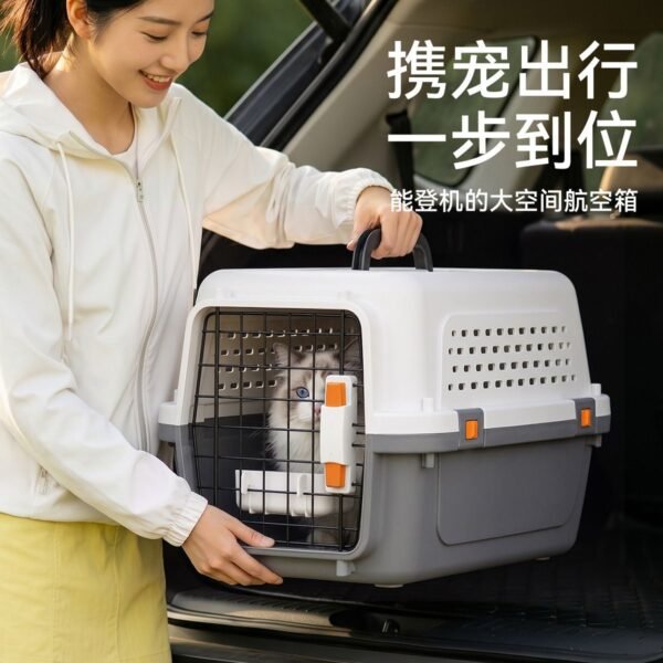 Pet Airline Carrier Box for Cats and Dogs, Portable Travel Crate, Car Carrier for Dogs, Cat Bag, Small Pet Supplies