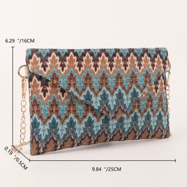 O1CN01UP81Jr1cfDffa4lQf_2209246163627-0-cib-1 Bohemian Striped Envelope Clutch - Cross-Border Flap Shoulder Bag