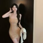 Rhinestone Embellished Strap Dress - Summer Sexy Figure-Flattering Bodycon Dress