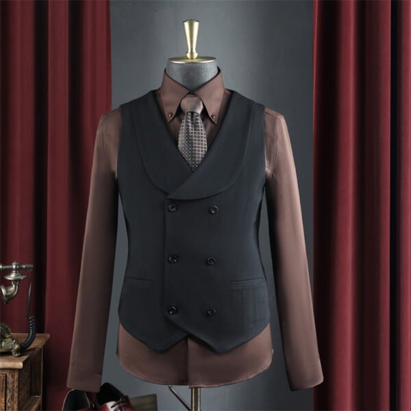 High-End Wine Red Suit Men's Suit Wedding Groomsmen Suit Business Casual High-Quality Professional Suit Suit Men