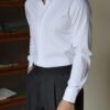Men's Ice Silk Business Shirt - Wrinkle Free Long Sleeve Plain Shirt
