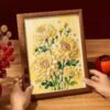 New Cross-Border Pearl Diamond Painting DIY Kit, Small Size with Frame