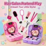 Pretend Play Hairdressing & Makeup Toy Set