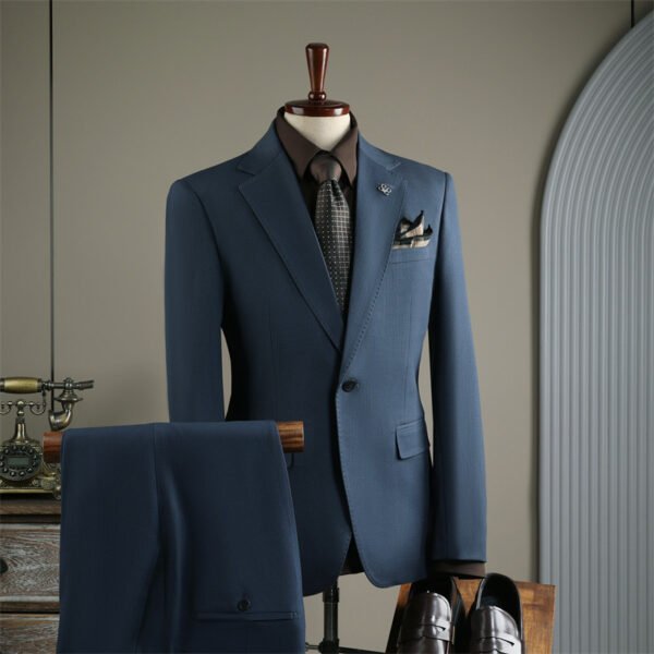 Striped Men's Suit Set – Business Casual Formal Wedding Banquet Suit (Plus Sizes M-7XL)