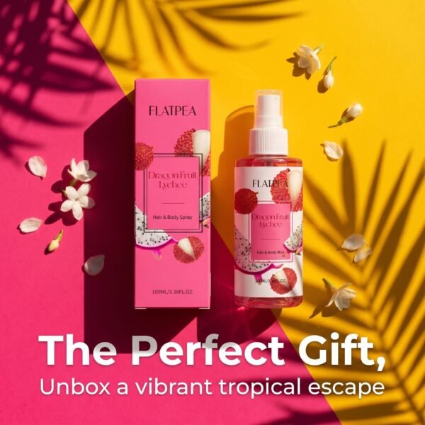 Lychee Dragon Fruit Perfume Spray 100ml, Long-Lasting Fruity Scent