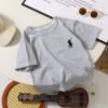 Kids Embroidered Pony Short-Sleeve Cotton T-Shirt
