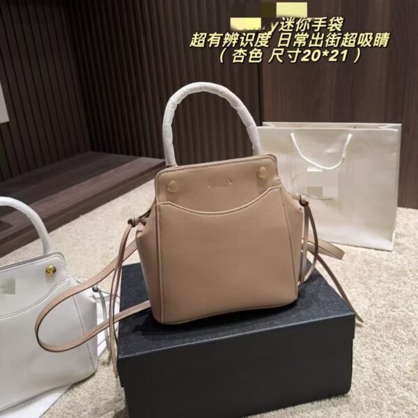 Structured Top-Handle Hobo Bag with Tassel Charm