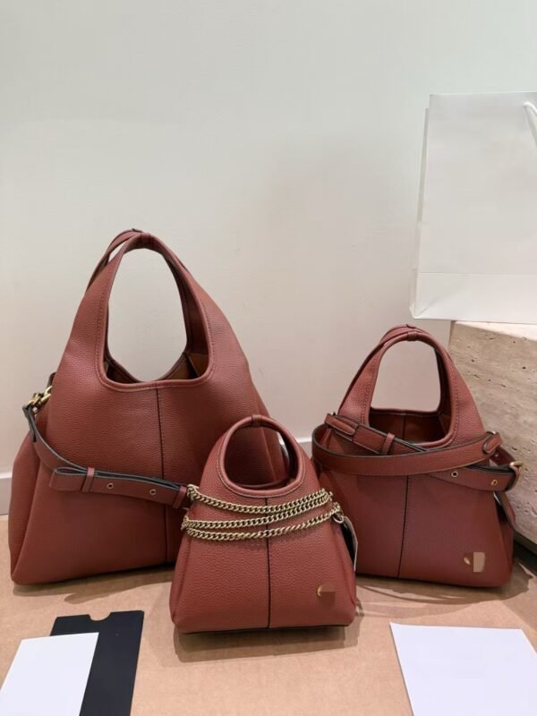 Woven-Look Basket Hobo Tote Bag