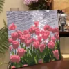 Tulip Landscape Digital Oil Painting DIY Kit, Hand-Painted Acrylic Art